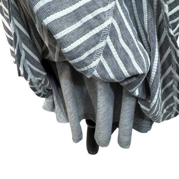 PrAna Large Seacoast A-Line Dress Striped Stretch Lined Scoop Neck Rope Straps - Picture 3 of 9